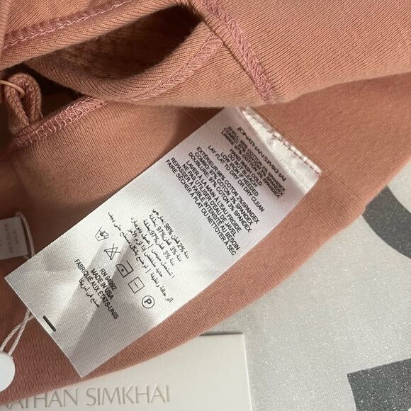 Jonathan Simkhai waffle cropped bra top NWT Size XS - Picture 5 of 8